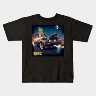 Delorean back to the future Kids T-Shirt